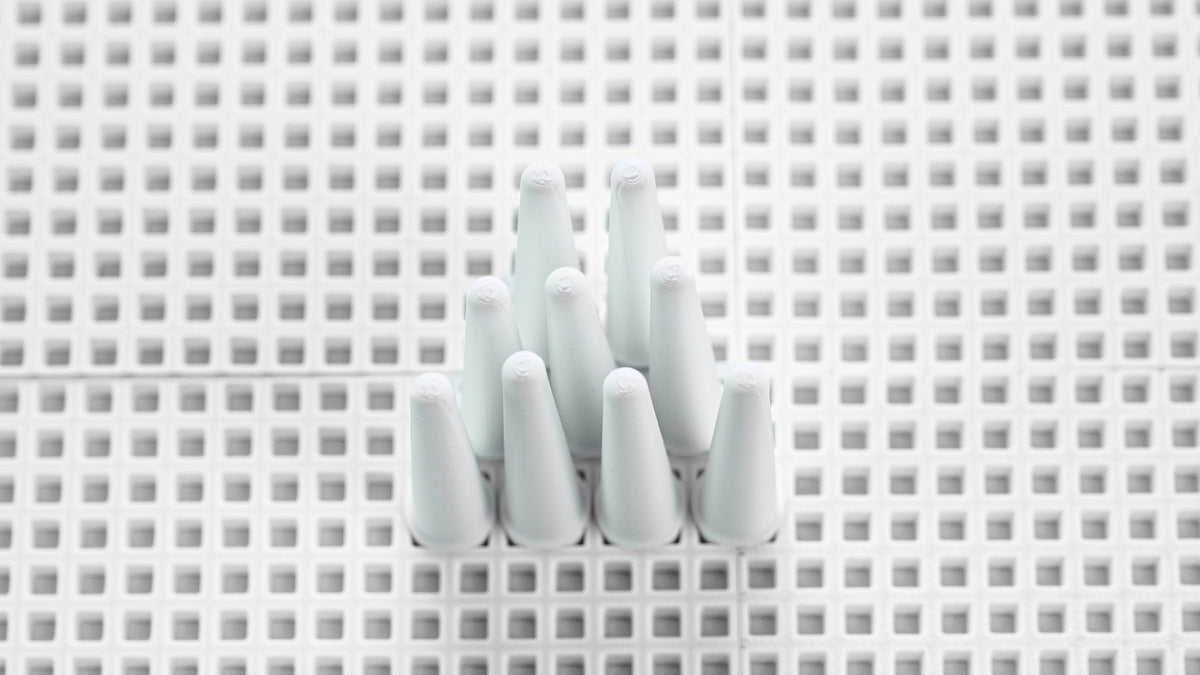 Pin long · Білий