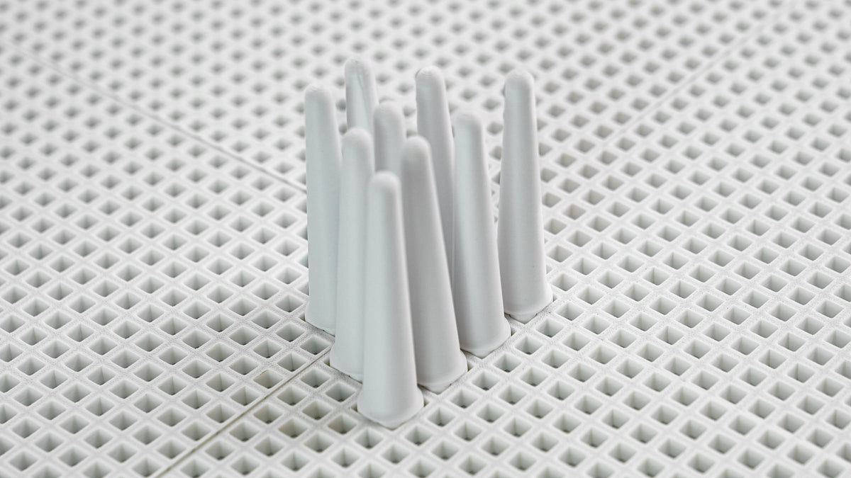 Pin long · Білий